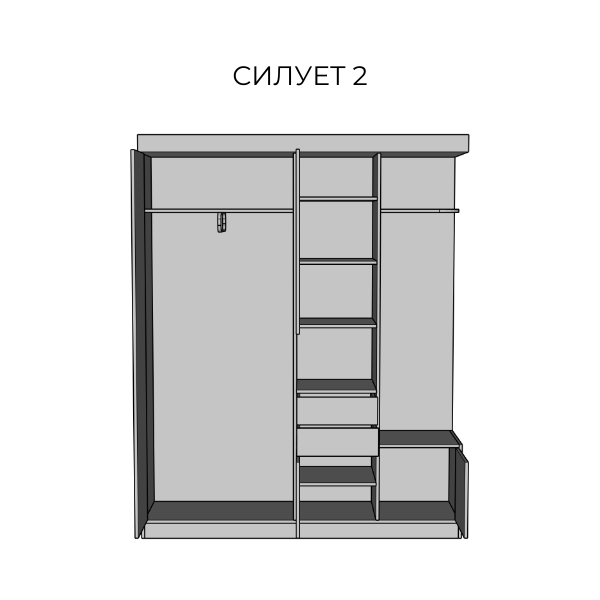 Прихожая Силуэт 2 Світ Меблів