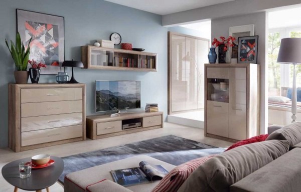 Гостиная Koen 2 BRW, дуб каньон монумент