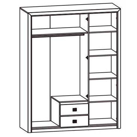 Шкаф Коен SZF3D2S Гербор