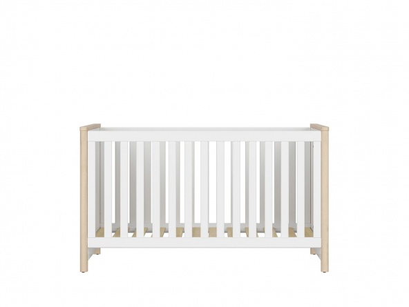 Кроватка детская Timon LOZ/140X70, бук iconic , белый