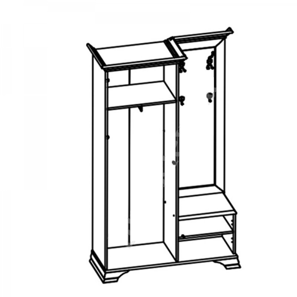Прихожая Кентуки PPK/110L БРВ Украина