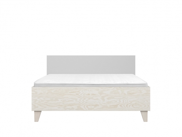 Кровать Stanford LOZ/120, сосна iceland/светло-серый