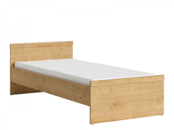 Кровать Porto LOZ/90, дуб натуральный берлингтон