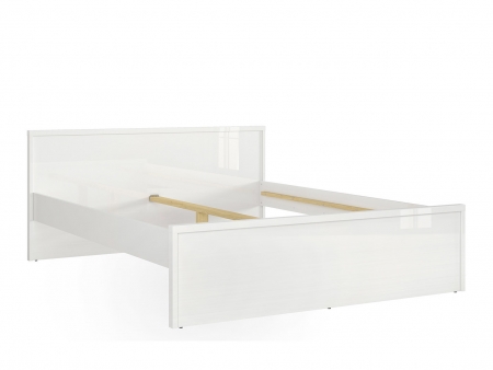 Кровать Pori LOZ/160, белый глянец