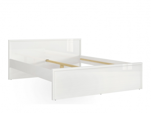 Кровать Pori LOZ/160, белый глянец