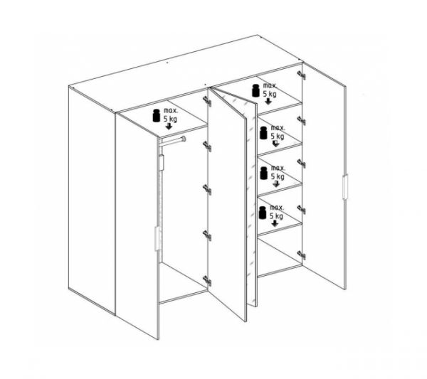 Шкаф Амелия Світ Меблів