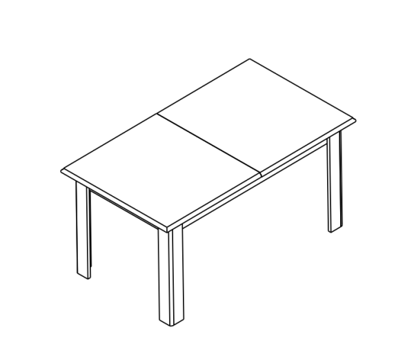 Стол обеденный Соната 160 Гербор New