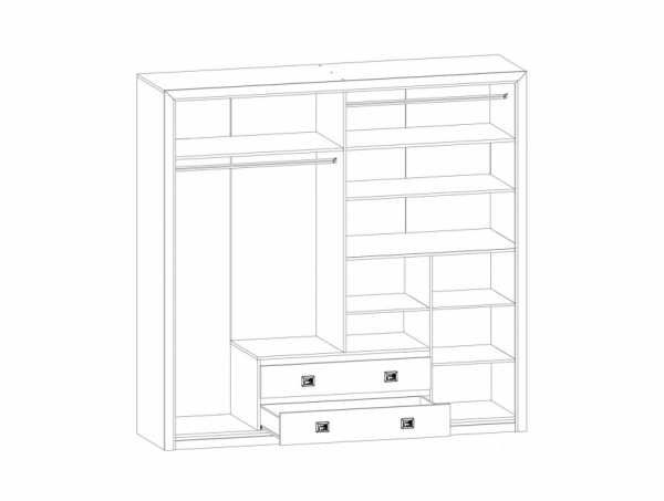 Шкаф Коен 2 SZF4D2S БРВ Украина