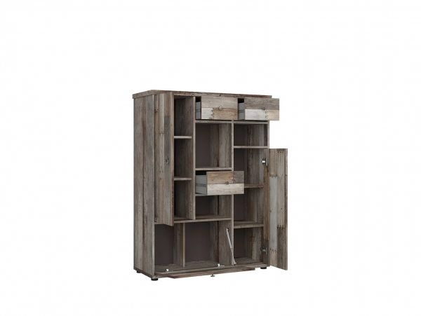 Тумба Tarbes KOM2D1K3S/13/10, дуб каньон/яблоня