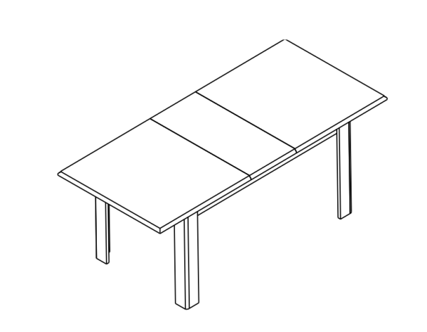 Стол обеденный Соната 160 Гербор New