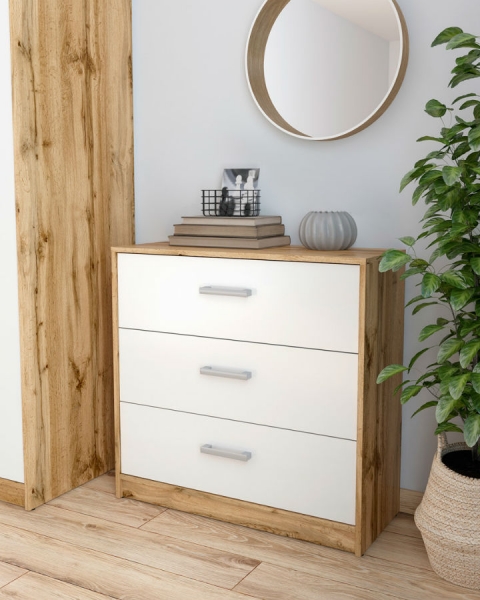 Спальня Matos BRW, дуб вотан/белый