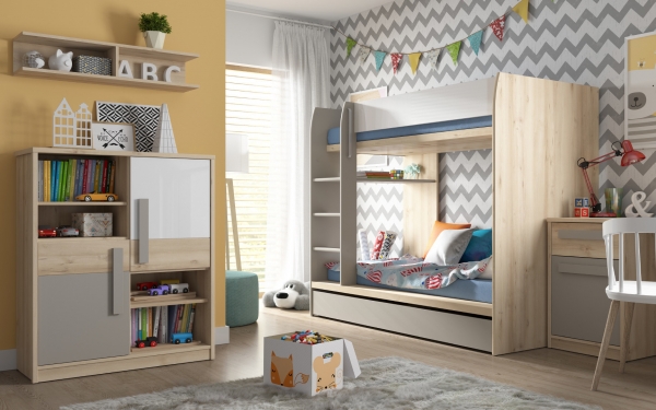 Кровать Namek LOZ1S/90P BRW Польша