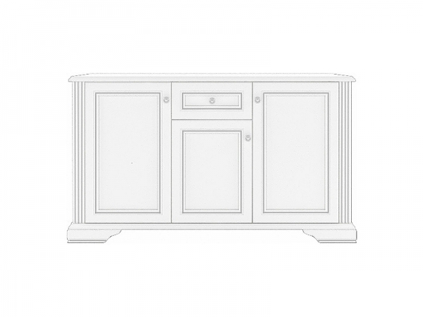 Комод Вайт 3D1S Гербор