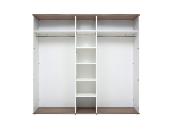 Шкаф Stockholm SZF5D/23/24, сосна andersen белая/дуб сонома темный