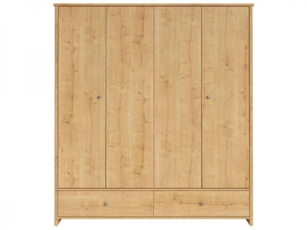 Шкаф Porto SZF4D2S, дуб натуральный берлингтон