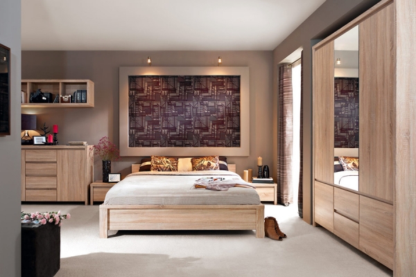 Спальня Каспиан БРВ Украина, дуб сонома