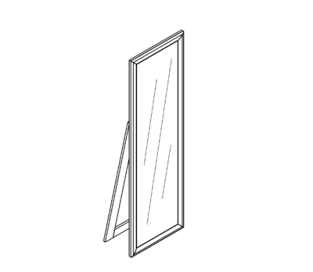 Зеркало напольное Соната LUS53 Гербор New