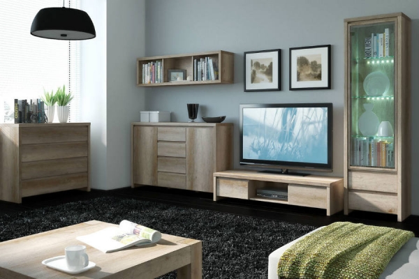 Гостиная Каспиан БРВ Украина, дуб сонома