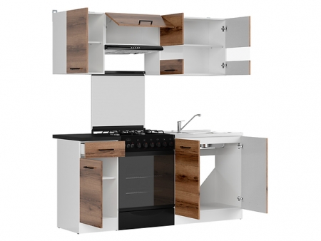 Кухня Junona Line 180 дуб делано темный BRW Польша