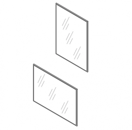 Зеркало Стемма LUS80/110 Гербор