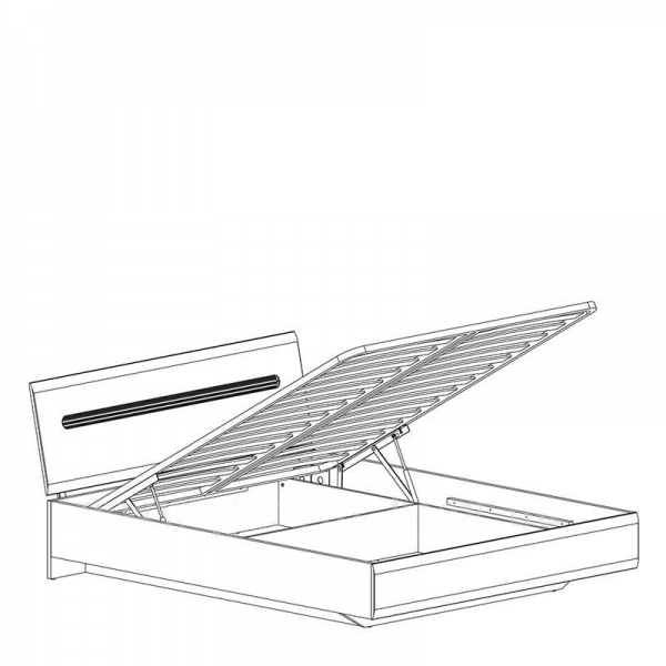 Кровать Ацтека LOZ/160 с подъемным механизмом БРВ Украина