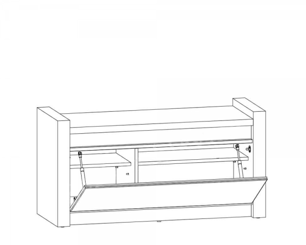 Тумба для обуви Alameda SFK1K BRW Польша