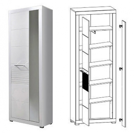 Шкаф с зеркалом Флеймс REG1L1D/20/7 БРВ Украина