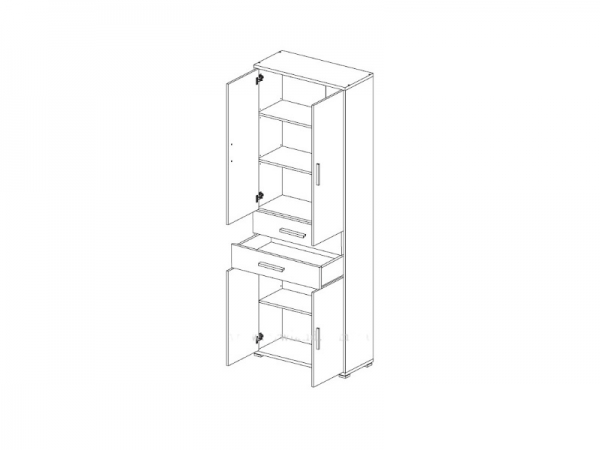 Пенал Офис Лайн REG4D2S/220 Гербор
