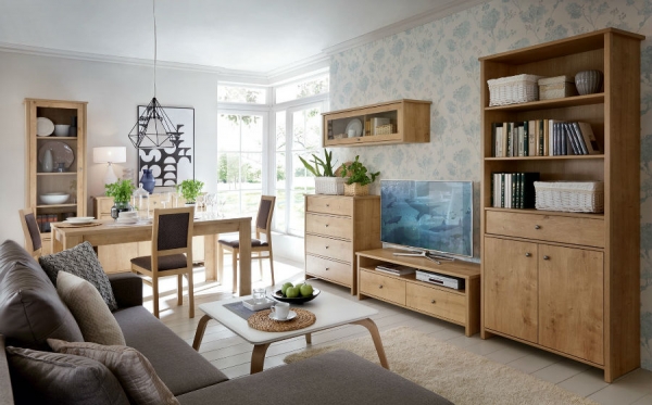 Гостиная Porto, дуб натуральный берлингтон