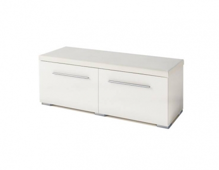 тумба с мягкой крышкой 2дм бьянко світ меблів