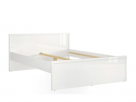 Кровать Pori LOZ/140, белый глянец