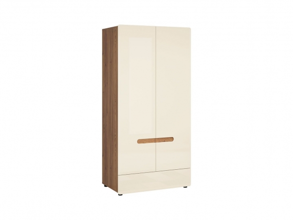 Шкаф Indio SZF2D1S, лиственница sibiu золотая, перламутр глянец