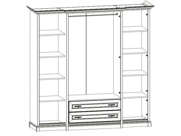 Шкаф Kent ESZF4D2S BRW Польша