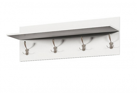 вешалка с полкой бьянко світ меблів