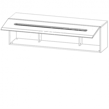Шкаф навесной Ацтека SFW1K/4/15 БРВ Украина