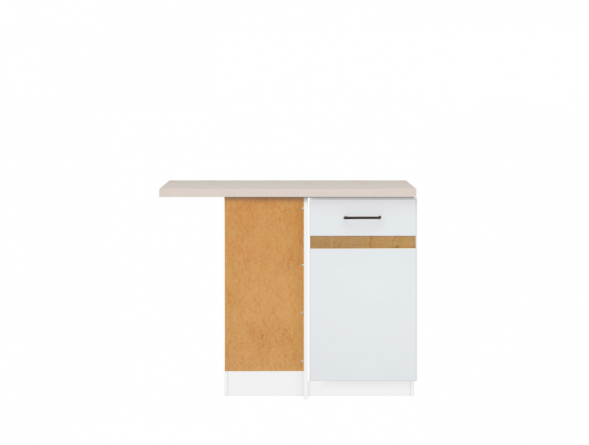 Тумба кухонная угловая Junona Line DNW/100/82L, белый глянец