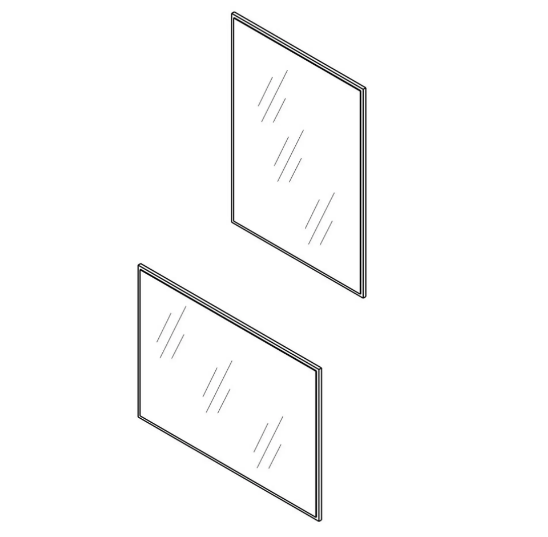Зеркало Стемма LUS80/110 Гербор