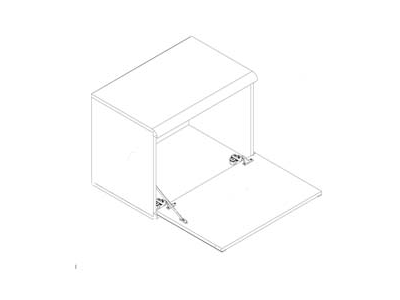 Комод Индиана JKOM 1K/60 БРВ Украина, дуб шуттер