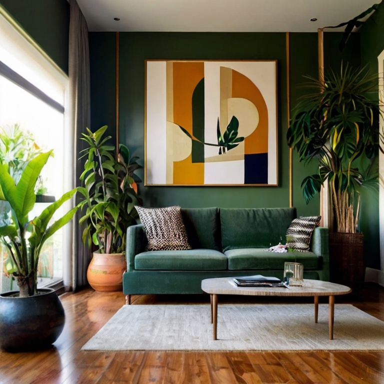 дизайн с натуральными экзотическими цветами