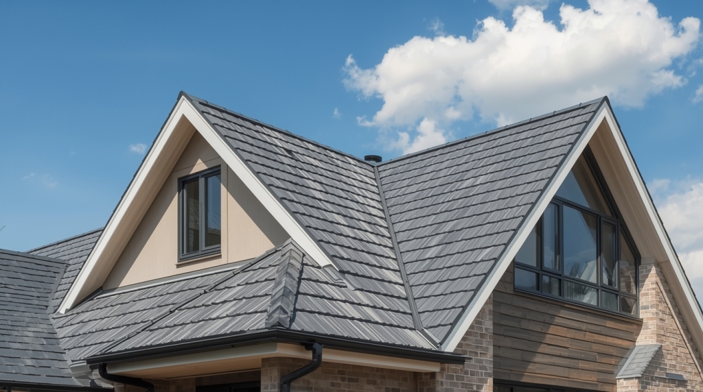 крыша из черепицы