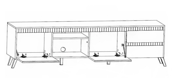 Тумба ТВ Лаундж RTV2K2So БРВ Украина