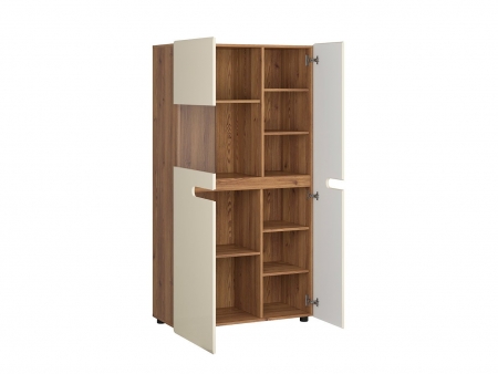 Витрина Indio REG1D1W, лиственница sibiu золотая, перламутр глянец