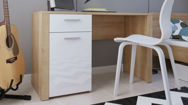 Детская Balder, дуб ривьера/белый глянец