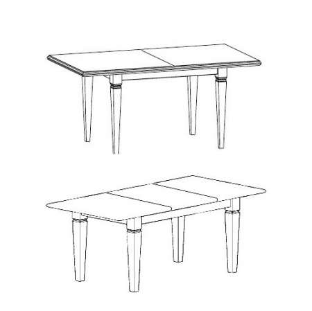Стол обеденный Вайт 160 Гербор