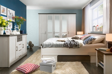 Кровать Luca LOZ/180 BRW Польша