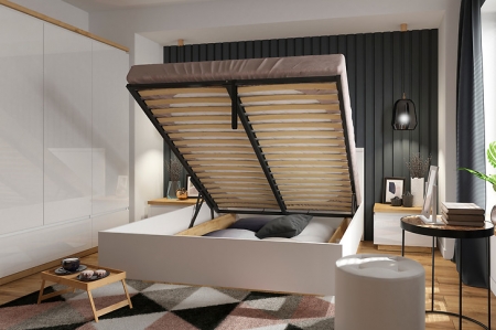 Кровать Erla LOZ/160/B с подъемным механизмом BRW Польша