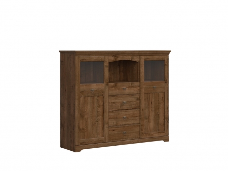 Буфет Patras KOM2W4S, дуб april