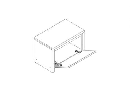 Тумба Каспиан для обуви SBUT 60 БРВ Украина, дуб сонома