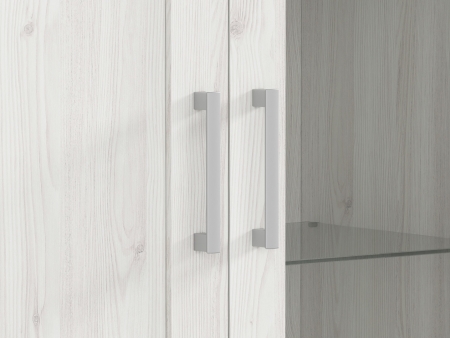 Витрина Romance REG1D1W, лиственница sibu светлая/дуб санремо светлый