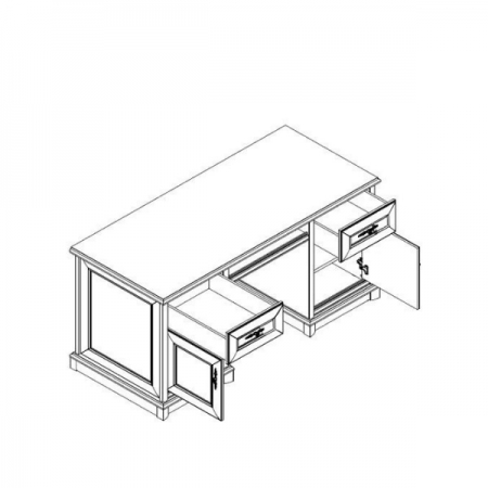 Стол письменный Соната 158 Гербор